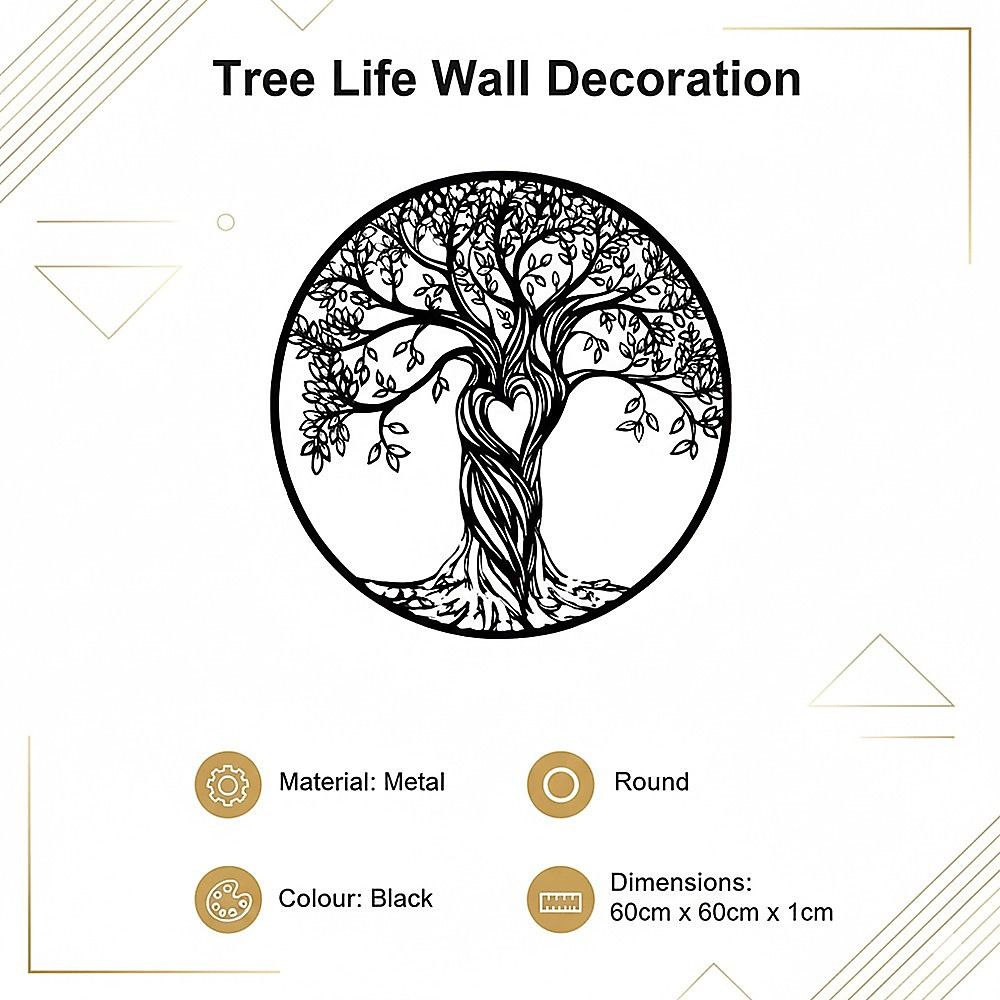 Tree Life Wall Decoration Metal Tree Wall Sculpture-Home &amp; Garden > Decor > Garden Ornaments-PEROZ Accessories