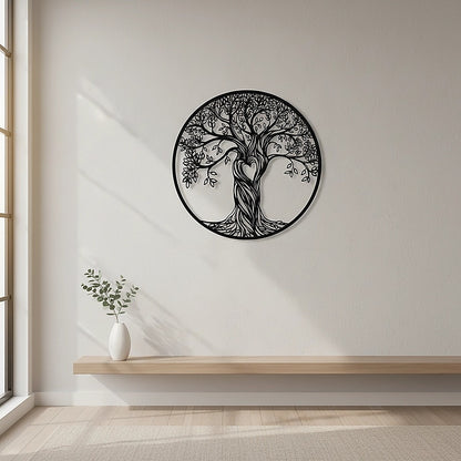 Tree Life Wall Decoration Metal Tree Wall Sculpture-Home &amp; Garden > Decor > Garden Ornaments-PEROZ Accessories