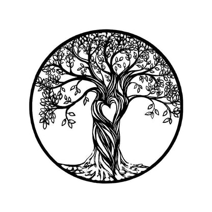 Tree Life Wall Decoration Metal Tree Wall Sculpture-Home &amp; Garden &gt; Decor &gt; Garden Ornaments-PEROZ Accessories