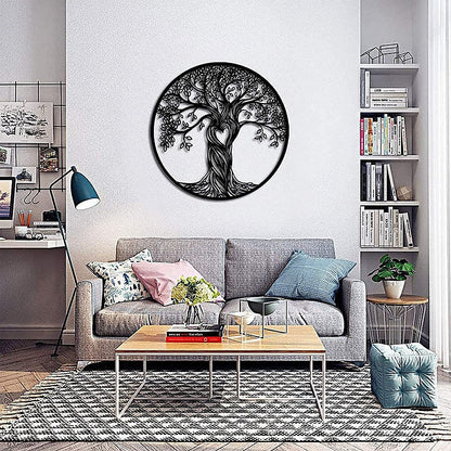 Tree Life Wall Decoration Metal Tree Wall Sculpture-Home &amp; Garden &gt; Decor &gt; Garden Ornaments-PEROZ Accessories