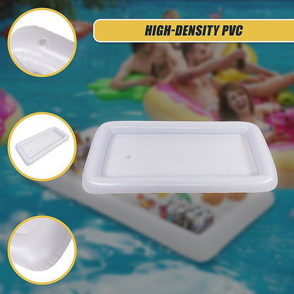 Inflatable Drinks Holder Floating Ice Bar Pool Party-Home &amp; Garden &gt; Pool &amp; Accessories &gt; Pool Toys &amp; Inflatables-PEROZ Accessories