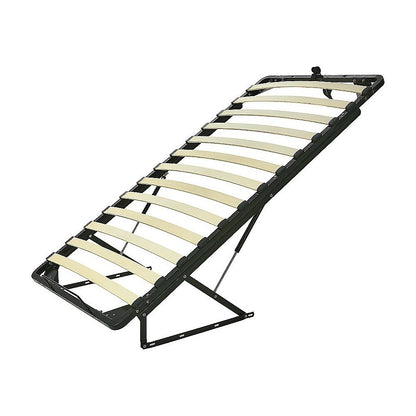 Gas Lift Bed Mechanism – Single Bed Frame with Wooden Slats-Furniture > Bedroom > Beds &amp; Bed Frames-PEROZ Accessories