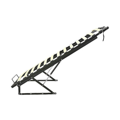 Gas Lift Bed Mechanism – Single Bed Frame with Wooden Slats-Furniture > Bedroom > Beds &amp; Bed Frames-PEROZ Accessories
