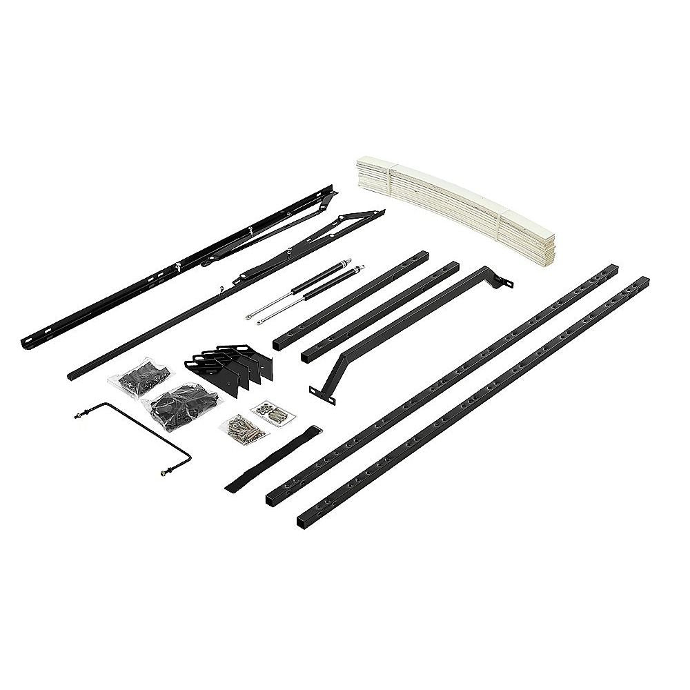 Gas Lift Bed Mechanism – Single Bed Frame with Wooden Slats-Furniture > Bedroom > Beds &amp; Bed Frames-PEROZ Accessories