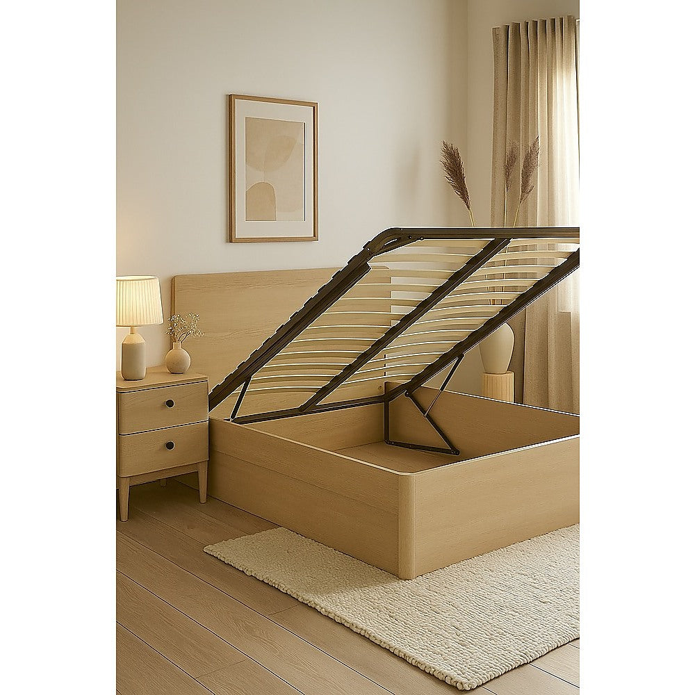 Single Gas Lift Bed Mechanism with Frame – Storage Platform &amp; Sofa Bed Kit