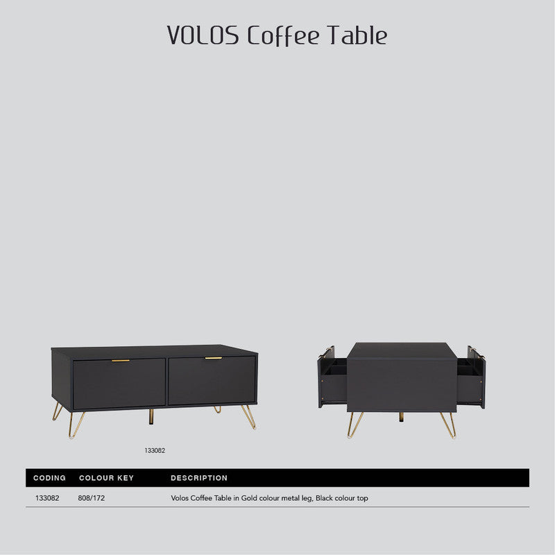Volos Coffee Table-Furniture > Living Room > Coffee Tables-PEROZ Accessories