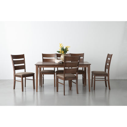 Allergo Dining Table 150cm Timber Dining Table - Cocoa-Furniture > Dining > Dining Tables-PEROZ Accessories