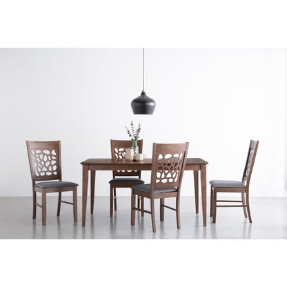 Allergo Dining Table 150cm Timber Dining Table - Cocoa-Furniture > Dining > Dining Tables-PEROZ Accessories