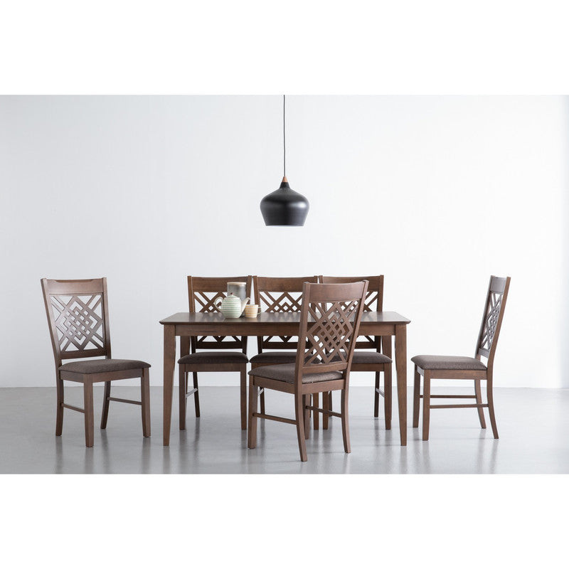 Allergo Dining Table 150cm Timber Dining Table - Cocoa-Furniture > Dining > Dining Tables-PEROZ Accessories