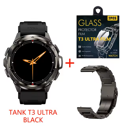 NNEOBA Ultra GPS Smart Watch 470mAh Digital Fitness Tracker with Bluetooth-Smart Watches-PEROZ Accessories