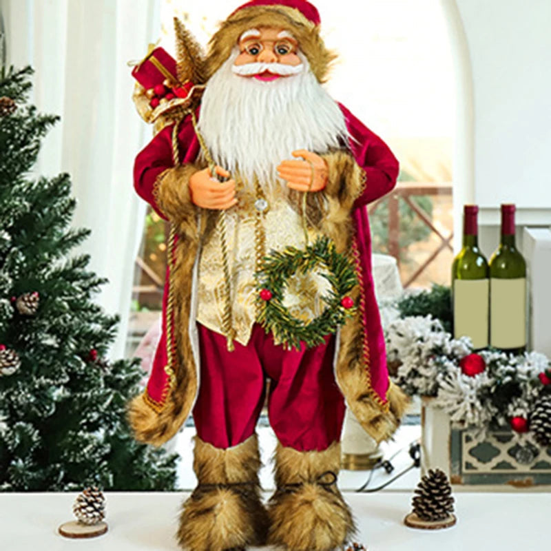 Christmas Santa Claus Doll - 30cm-Occasions &gt; Christmas &gt; Christmas Decorations-PEROZ Accessories