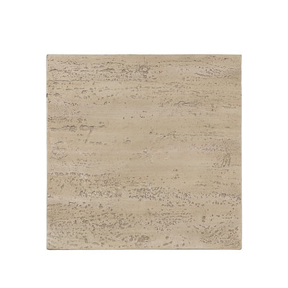 LOGAN CEMENT SQUARE SIDE TABLE-Furniture &gt; Living Room &gt; Side Tables-PEROZ Accessories