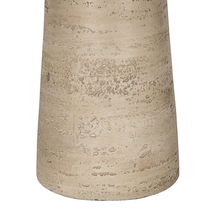LOGAN CEMENT SQUARE SIDE TABLE-Furniture &gt; Living Room &gt; Side Tables-PEROZ Accessories