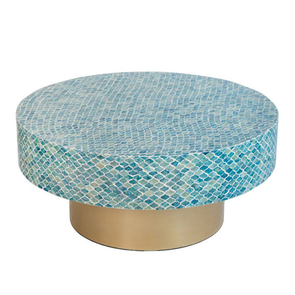 GOA SHELL COFFEE TABLE-Furniture > Living Room > Coffee Tables-PEROZ Accessories