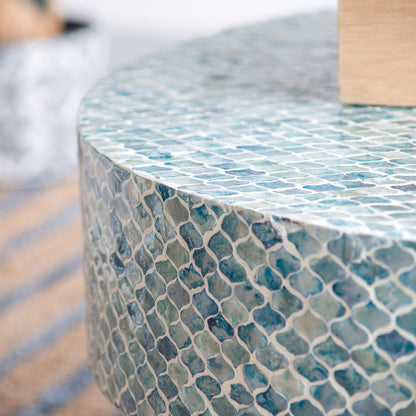 GOA SHELL COFFEE TABLE-Furniture > Living Room > Coffee Tables-PEROZ Accessories