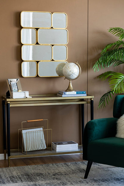 GOLDEN EYE WALL MIRROR-Home &amp; Garden &gt; Decor &gt; Mirrors-PEROZ Accessories