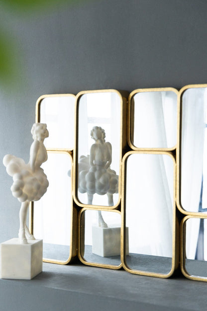 GOLDEN EYE WALL MIRROR-Home &amp; Garden &gt; Decor &gt; Mirrors-PEROZ Accessories