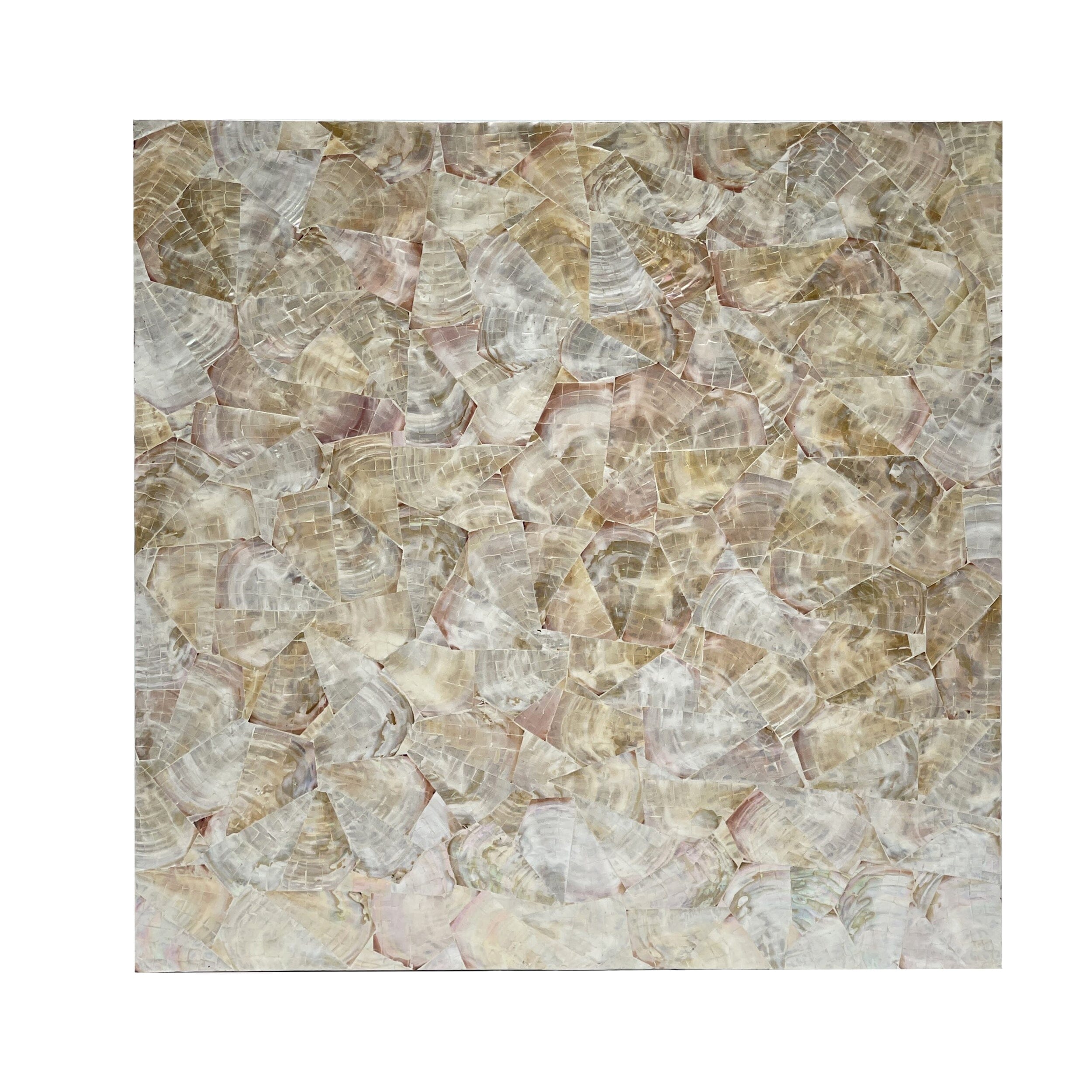 CLUSTER MOTHER OF PEARL HAND MADE COFFEE TABLE-Furniture > Living Room > Coffee Tables-PEROZ Accessories