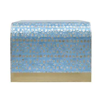 MOTHER OF PEARL MEDITERRANEAN BREEZE LOW PROFILE COFFEE TABLE-Furniture > Living Room > Coffee Tables-PEROZ Accessories
