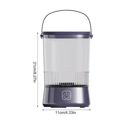 Electric Makeup Brush Cleaner with USB Rechargeable Design - Fast, Convenient Cleaning for All Brush Sizes(Purple)-Health &amp; Beauty &gt; Cosmetic Storage &gt; Makeup Organisation &amp; Storage-PEROZ Accessories