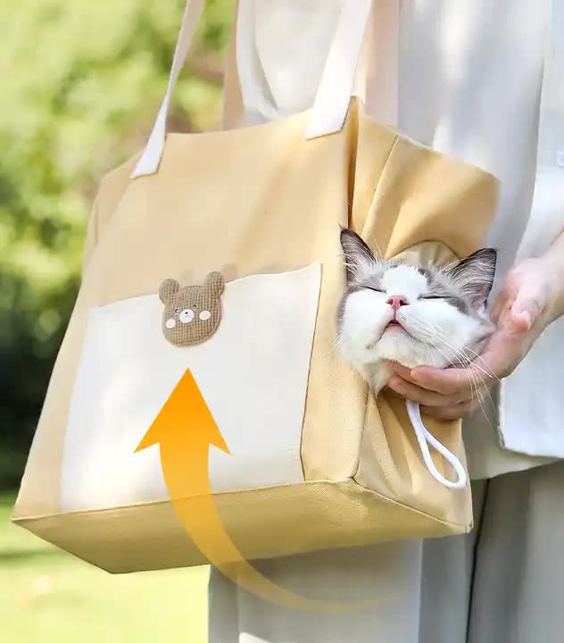 Breathable Pet Carrier Bag for Outdoor Use - Lightweight and Comfortable for Small Pets 38*15*30cm-Home &amp; Garden &gt; Travel &gt; Backpacks-PEROZ Accessories