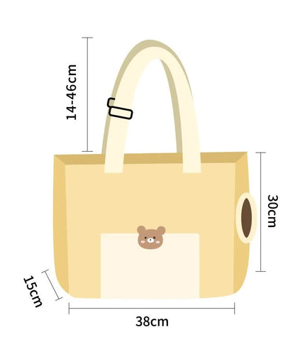 Breathable Pet Carrier Bag for Outdoor Use - Lightweight and Comfortable for Small Pets 38*15*30cm-Home &amp; Garden &gt; Travel &gt; Backpacks-PEROZ Accessories