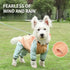 Waterproof Dog Raincoat with Hidden Leash Hole - Windproof and Comfortable for Outdoor Walks, Size:S (Back Length 20cm/7.87in, Bra 31cm/12.20in) Orange-Pet Care > Dog Supplies > Dog Apparel-PEROZ Accessories