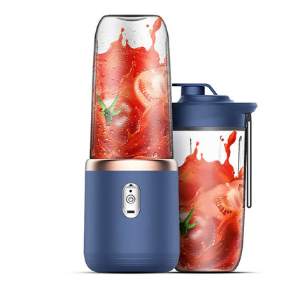 Portable High-Speed Blender with USB Rechargeable Battery - 2-in-1 Bottle and Cup Design, Compact and Powerful-Home &amp; Garden &gt; Kitchenware &gt; Kitchen Utensils-PEROZ Accessories