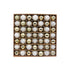 49-Piece Christmas Ornament Set - 3cm White, Gold Baubles for Christmas Tree Decoration-Occasions > Christmas > Christmas Decorations-PEROZ Accessories