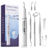 White Portable Ultrasonic Dental Cleaner, Home Use Plaque Remover, Sonic Tooth Stain & Tartar Cleaning Tool-Oral Care-PEROZ Accessories
