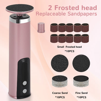 2-in-1 Electric Foot File &amp; Hand Care Tool-Foot Care-PEROZ Accessories