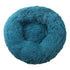 Blue Green 50cm Cozy Round Pet Bed - Plush Cat & Dog Bed with Non-Slip Base, Machine Washable-Pet Care > Dog Supplies > Dog Beds-PEROZ Accessories