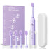 4 Brush Heads + Holder + Toothbrush Case Advanced Sonic Electric Toothbrush with 5 Modes, Smart Timer & Type-C Charging - For Adults & Kids-Oral Care-PEROZ Accessories