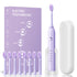 8 Brush Heads + Holder + Toothbrush Case Advanced Sonic Electric Toothbrush with 5 Modes, Smart Timer & Type-C Charging - For Adults & Kids-Oral Care-PEROZ Accessories
