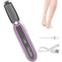 Gray purple Rechargeable Electric Callus Remover - 3 Speeds, LCD, for Smooth Feet-Foot Care-PEROZ Accessories
