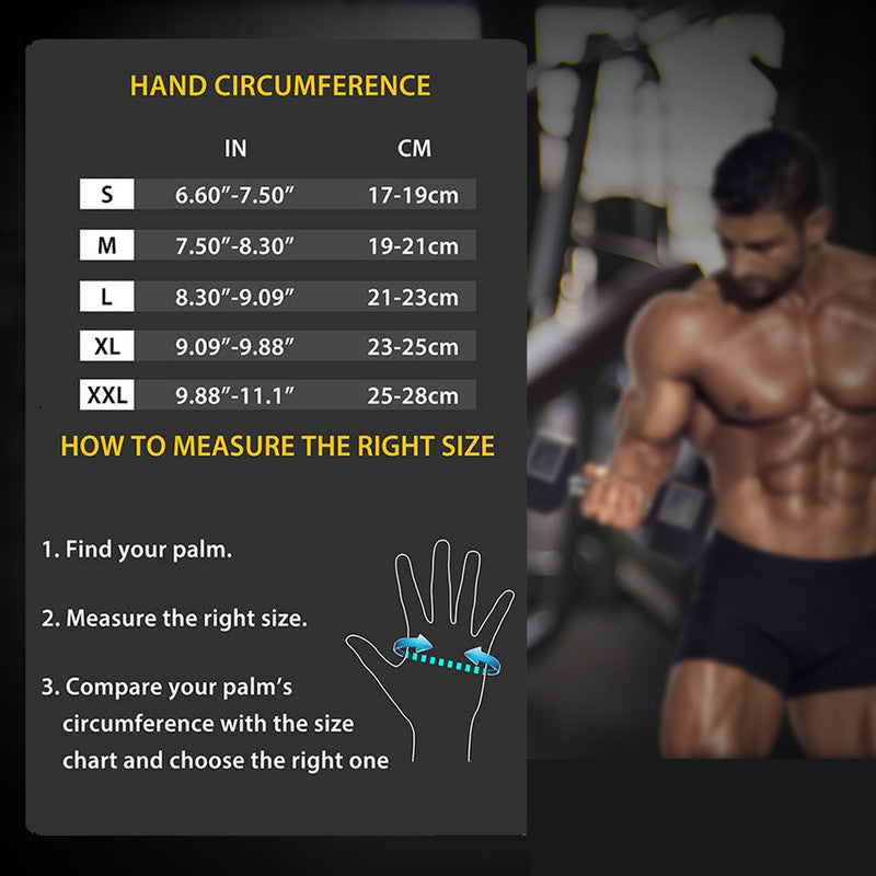 Size XL Green Heavy Duty Workout Gloves with Wrist Support - Anti-Slip Gel Padded Gym Gloves for Weightlifting, Training &amp; Fitness-Sports &amp; Fitness &gt; Exercise, Gym &amp; Fitness &gt; Gym Equipment &amp; Accessories-PEROZ Accessories