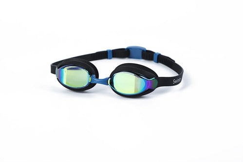 Junior mirrored lens swimming goggles golden colour-Health &amp; Beauty &gt; Health &amp; Wellbeing &gt; Wellness Accessories-PEROZ Accessories
