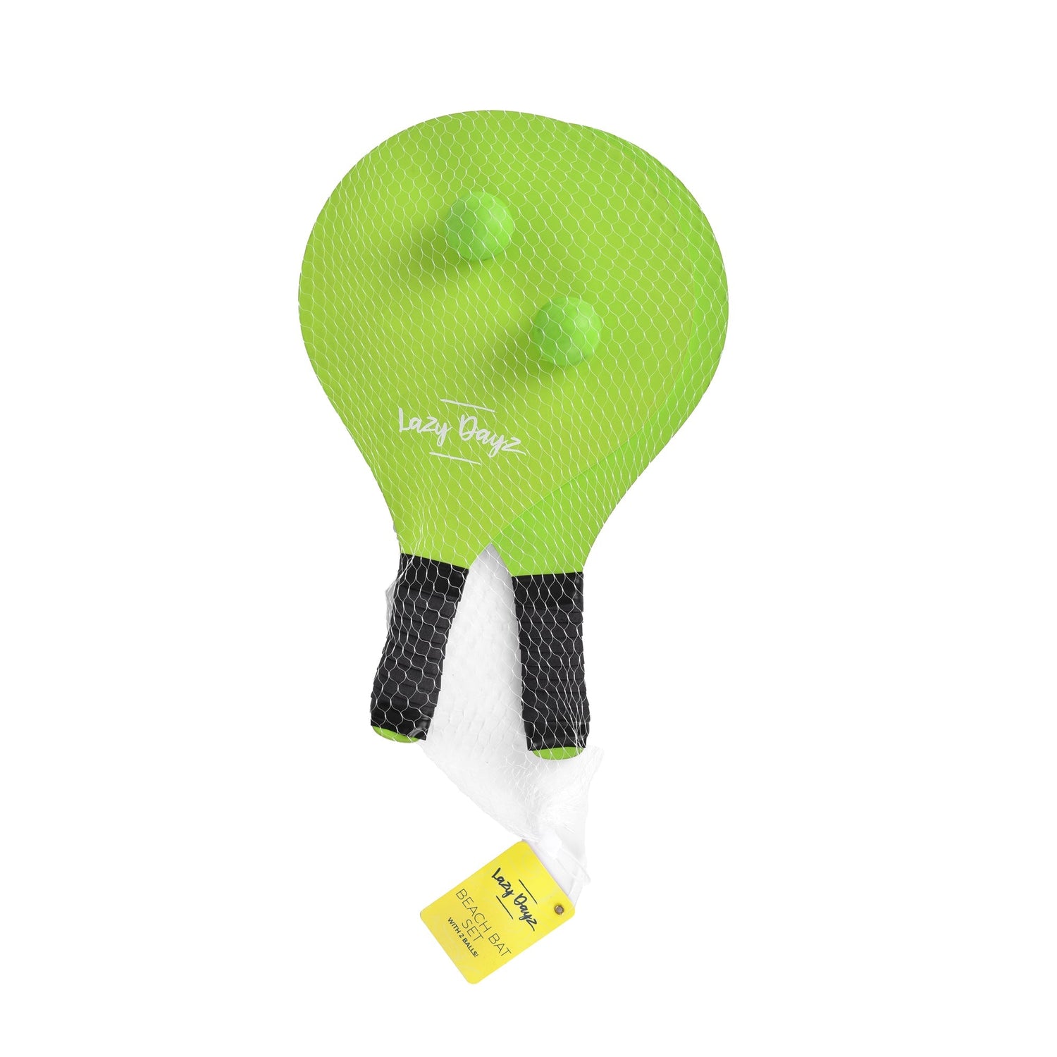 Lazy Dayz Summer Wooden Beach Bats and 2 Balls Green-Baby &amp; Kids &gt; Baby &amp; Kid&