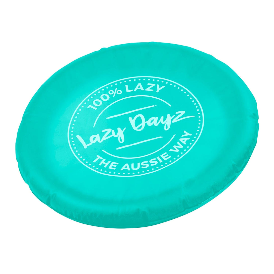 Lazy Dayz Inflatable Frisbee - Teal-Occasions &gt; Party &amp; Birthday Novelties &gt; Party Supplies-PEROZ Accessories