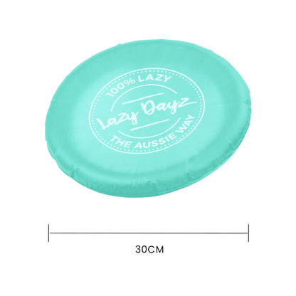 Lazy Dayz Inflatable Frisbee - Teal-Occasions &gt; Party &amp; Birthday Novelties &gt; Party Supplies-PEROZ Accessories