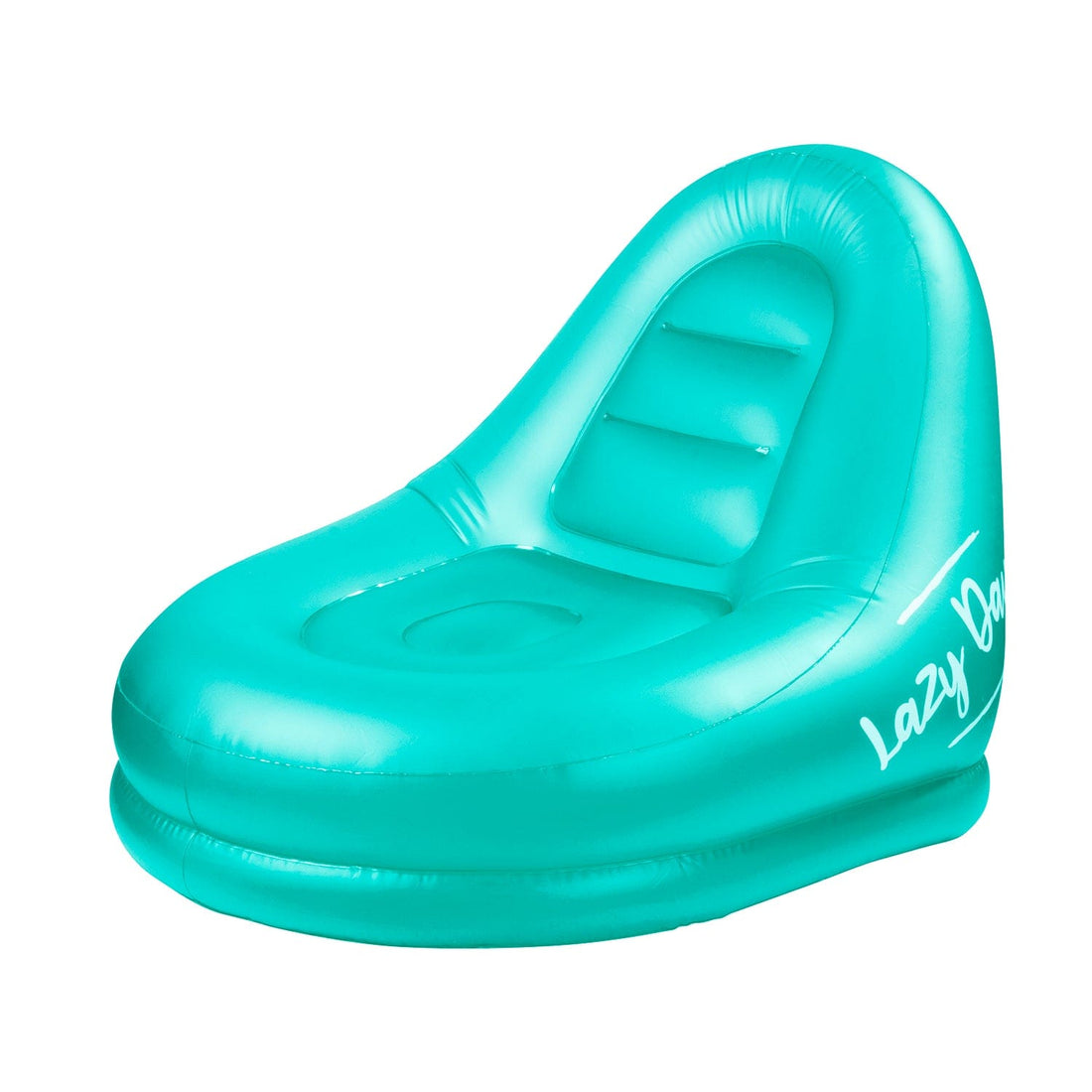 Lazy Dayz Jumbo Inflatable Chair - Teal-Home &amp; Garden &gt; Pool &amp; Accessories &gt; Pool Toys &amp; Inflatables-PEROZ Accessories