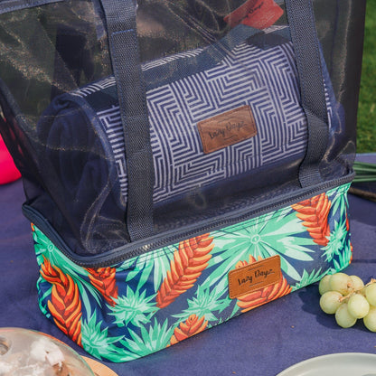Lazy Dayz Insulated Cooler Tote - Mossman-Furniture &gt; Outdoor &gt; Outdoor Sofas &amp; Lounge Sets-PEROZ Accessories