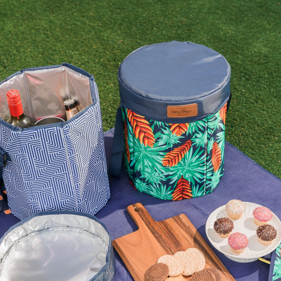 Lazy Dayz Insulated Cooler Stool - Mossman-Furniture &gt; Living Room &gt; Ottomans &amp; Footstools-PEROZ Accessories