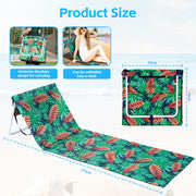 Lazy Dayz Fold Up Beach Lounger - Mossman-Furniture &gt; Bar Stools &amp; Chairs &gt; Arm Chairs &amp; Recliners-PEROZ Accessories