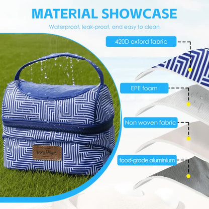 Lazy Dayz Insulated Deluxe Lunch Cooler - Makena-Baby &amp; Kids &gt; Baby &amp; Kids Others &gt; Kid&