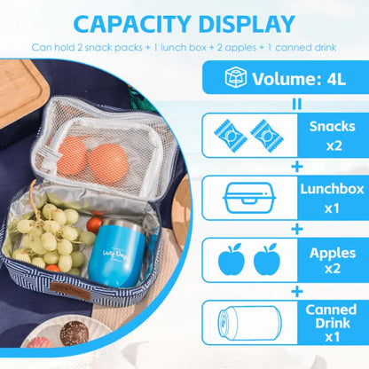 Lazy Dayz Insulated Deluxe Lunch Cooler - Makena-Baby &amp; Kids &gt; Baby &amp; Kids Others &gt; Kid&