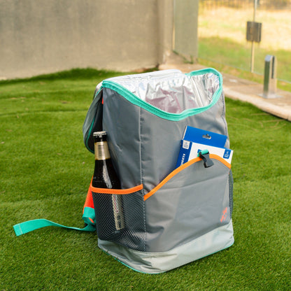 Lazy Dayz Insulated Jumbo Cooler Backpack-Health &amp; Beauty &gt; Cosmetic Storage &gt; Cosmetic &amp; Toiletry Bags-PEROZ Accessories