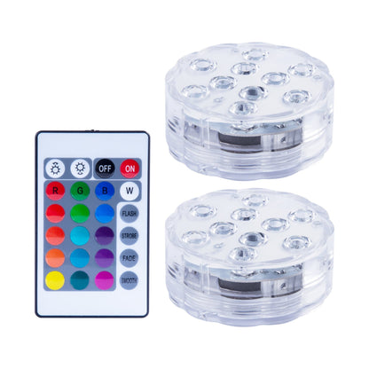 Lazy Dayz 13 Colors LED Remote Pool Light 2 Pack-Home &amp; Garden &gt; Lighting &gt; Night Lights &amp; Ambient Lighting-PEROZ Accessories