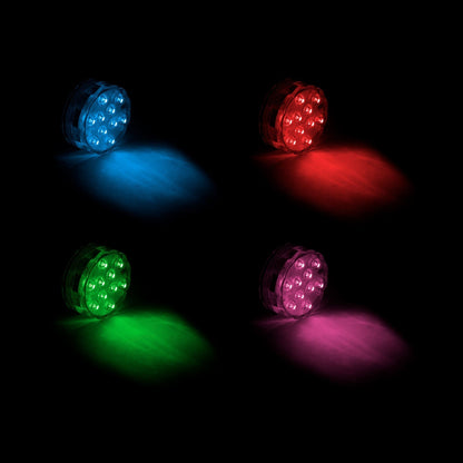 Lazy Dayz 13 Colors LED Remote Pool Light 2 Pack-Home &amp; Garden &gt; Lighting &gt; Night Lights &amp; Ambient Lighting-PEROZ Accessories