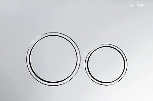 R&amp;T Standard Cisterns Push Plates - Round Chrome-Furniture &gt; Bathroom &gt; Toilets-PEROZ Accessories